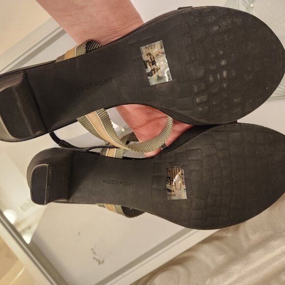 Rockport Audry 2 Band Heeled Sandals. NIB. Size 11 - Picture 9 of 11
